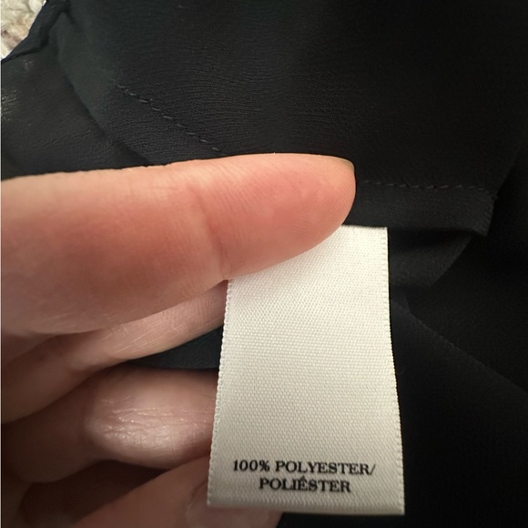 Ann Taylor Asymmetrical Blue Blouse Small petite - Picture 8 of 9